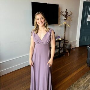 Lulu's Lavender Maxi Dress